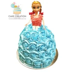 Blue Barbie Doll Cake | Cake Creation | Cake Delivery Online | Bangalore’s Best Baker