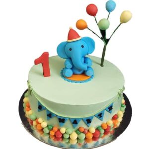 Elephant Baby Cake