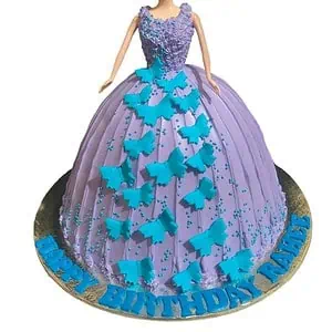 Lovely Barbie Doll Cake