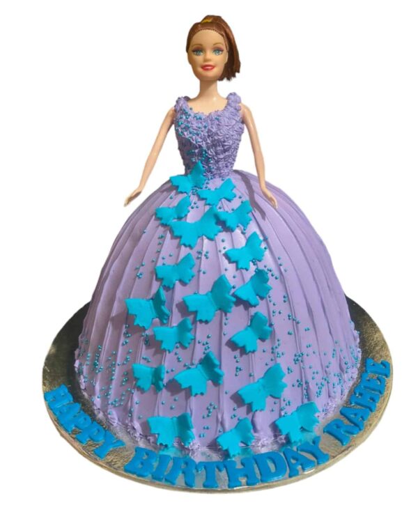 Lovely Barbie Doll Cake