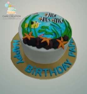 Aquarium Lovers Cake | Cake Creation | Cake Delivery Online | Bangalore’s Best Baker