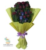 Rose & Chocolate Bouquet | Cake Creation