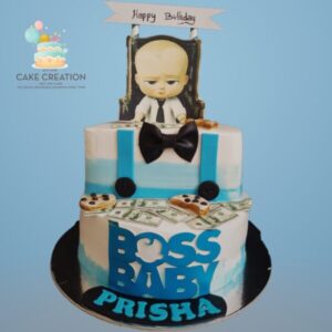 Boss Baby Cake Combo - Cake Creation