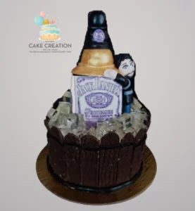 Jack Daniels Cake - Cake Creation