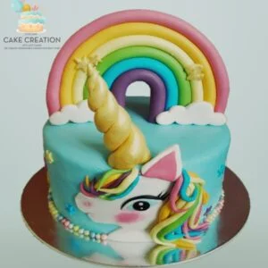 Unicorn Fondant Cake - Cake Creation