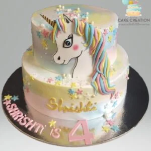 Unicorn Tier Cake - Cake Creation