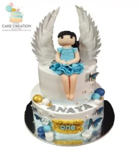 Angel Theme Cake For Her - Cake Creation