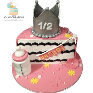 Half Way to One Theme Cake - Cake Creation