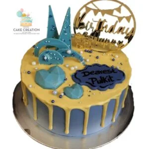 Gold Drip Chocolate Cake | Cake Creation