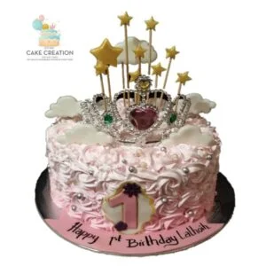 Princess Crown Theme Cake | Cake Creation