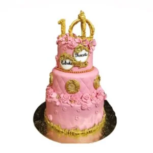 Cindrella 1st Birthday Cake