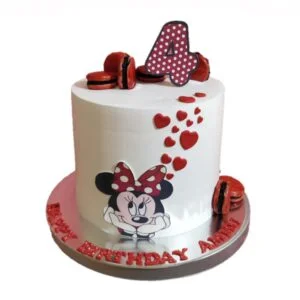 Minnie Mouse Cream Cake